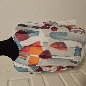 Giusy Colorful Geometric Women's Top